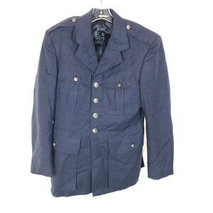 Newell Clothing Company Men Size 38 SHORT 38S Vintage Pure Wool Air Force Jacket